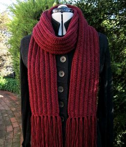 Crochet mikasa Scarf