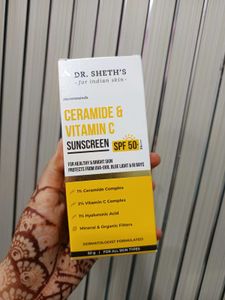 Dr. Sheth's Ceramide & Vitamin C Sunscreen SPF 50