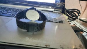 Tencel Black &amp; Blue Men's Watch