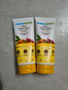 Mamaearth Ubtan Natural Glow Face Wash (2 Pcs)
