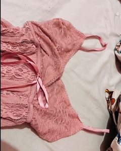2000s Y2K Coquette Lace Cami