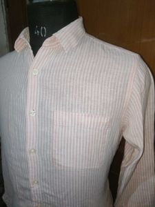 Men's Pink Striped Shirt
