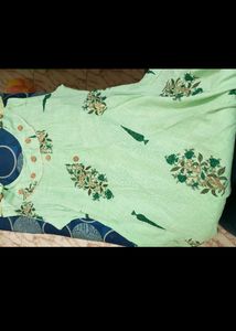 Green Types Two Cotton Kurti, Selling Bz Size Issu