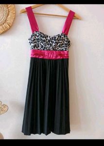 Stylish Leopard Print &amp; Pink Y2K USA Dress