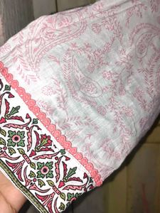 Juniper Pink Paisley Print Kurta