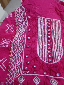 Stylish Pink Printed Kurta