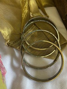 Bangles brass with enamel inlay