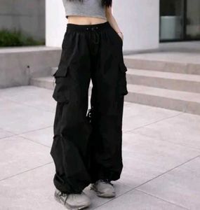 Black Cargo Pant with shirt