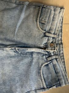 Light Wash Cargo Jeans