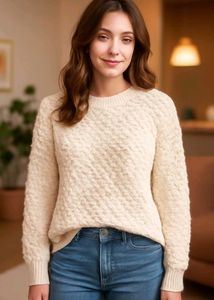 Cream Knit Sweater🥰🥰