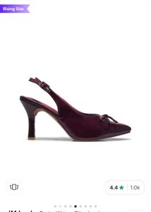 new with tags Elegant Burgundy Slingback Heels