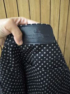 Polka Dot Pants with zipper at end