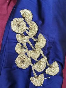 Elegant Blue Ethnic Gown