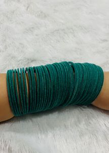 Stackable Teal Bangles