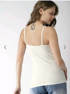 Mast &amp; Harbour Basic White Camisole Top