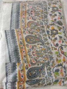 Vibrant Floral Print Saree