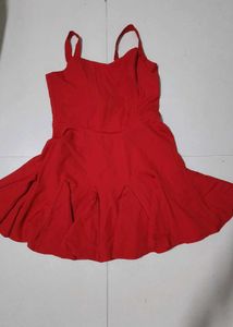 Stunning Red Fit and Flare Dress by Trendyol