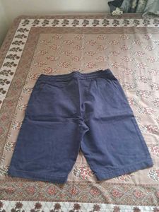 UCB Men's blue cotton Short