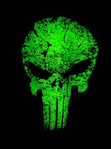 Marvel Punisher Skull T-shirt (Glo-in-the-dark)