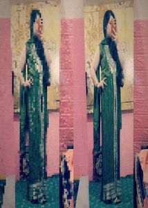 party  A-line Kurti plazo dupatta Set