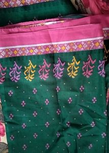 2 Beautiful Printed synthetic sarees