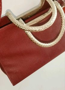 Stylish Red Handbag
