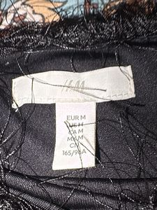 Black Faux Fur Camisole Top