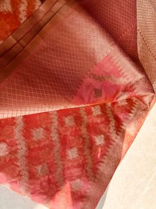 Elegant Red Banarasi Saree