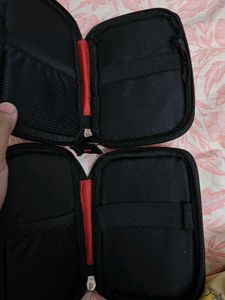 Leaf Red Pouch Set