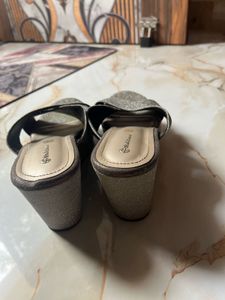 Sparkly Wedge Sandals