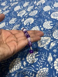 Purple Beaded Bracelet