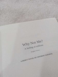 Why Not Me? - Anubhav Agrawal
