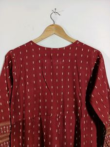 Red Printed Kurti (Women)