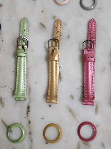 Assorted Watch Straps &amp; Rings