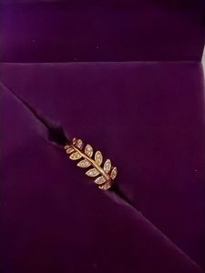 Rose gold Jewelry Set - Ring, Earrings &amp; Bracelet