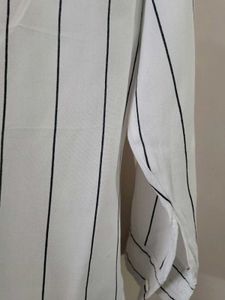 White and black 🖤 striped shirt
