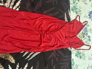 bodycone Stunning Red Slip Dress/ 1 freebie