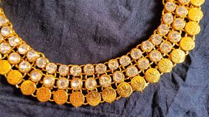 A Beautiful Neck Set With Earrings
