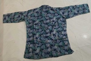 Chic Leaf Print Night Suit for Women