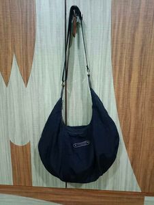 Lancaster Black Hobo Bag