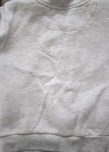 Full Sleeves Hoodies Glitter Text Print