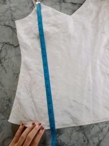 Chic White Camisole Top