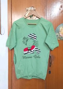 Cute Marine Girls Graphic T-Shirt