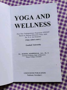 Yoga and Wellness (VAC) Book