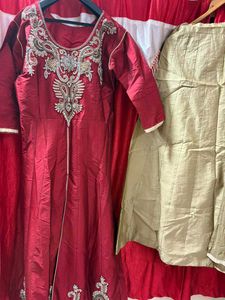 handwork bridal dress