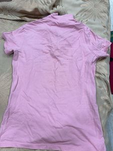 US P Assn Pink Polo T-S