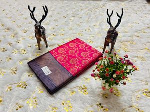 New South Indian banarsi Saree with blouse piece
