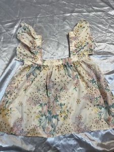 multicolour flower Korean pretty top