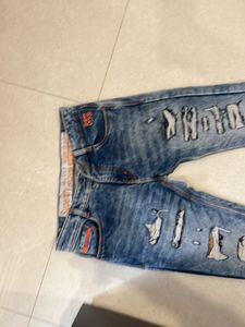 Superdry Distressed Denim Jeans