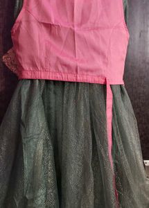 price reduced - Elegant Pink &amp; Green Girls lehenga